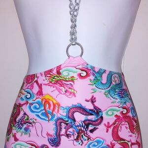 Ivy Berlin Dragon Dreams Chain Mini Skirt